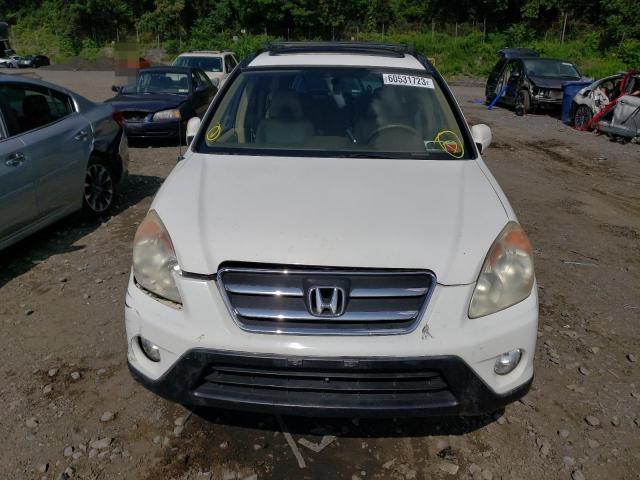 JHLRD78956C005728 - 2006 HONDA CR-V SE WHITE photo 5