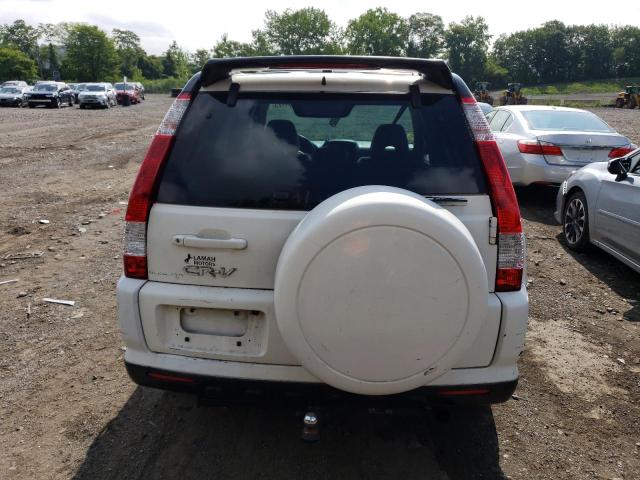 JHLRD78956C005728 - 2006 HONDA CR-V SE WHITE photo 6