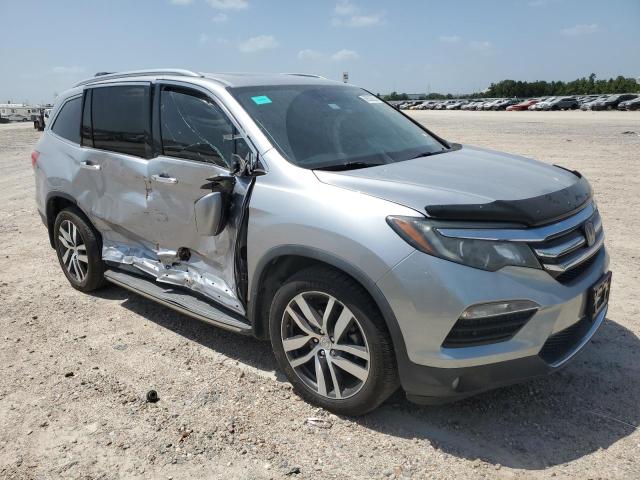 5FNYF6H07JB044105 - 2018 HONDA PILOT ELITE SILVER photo 4