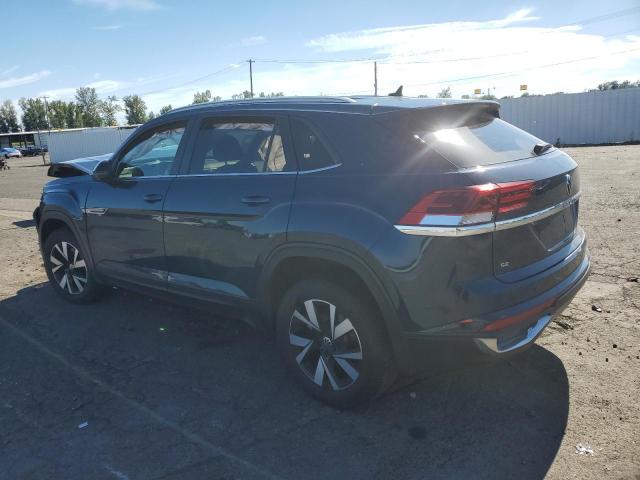 1V24C2CA2LC203028 - 2020 VOLKSWAGEN ATLAS CROS SE Синий фото 2