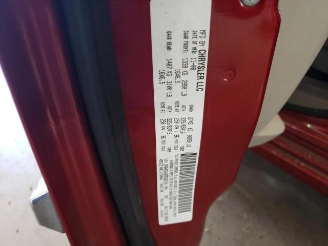 2A8HR54189R585124 - 2009 CHRYSLER TOWN & COU TOURING 红色 照片 13