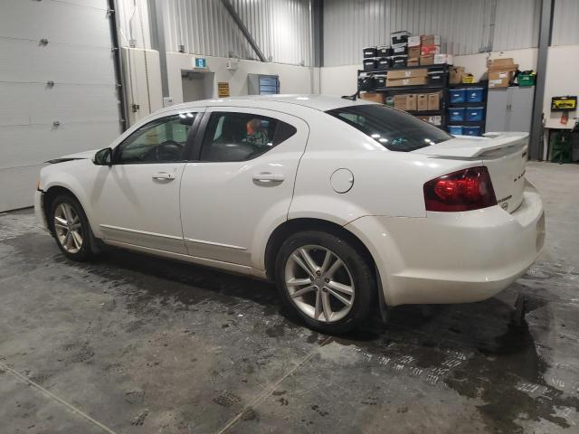 1C3CDZCB8CN293404 - 2012 DODGE AVENGER SXT WHITE photo 2