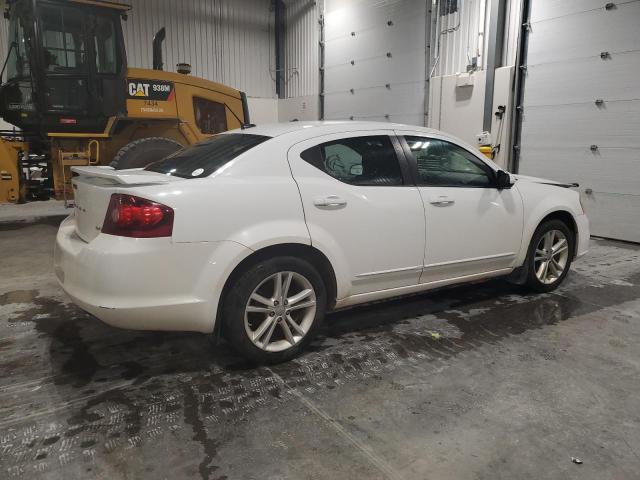 1C3CDZCB8CN293404 - 2012 DODGE AVENGER SXT WHITE photo 3