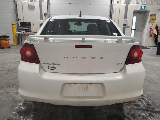 1C3CDZCB8CN293404 - 2012 DODGE AVENGER SXT WHITE photo 6