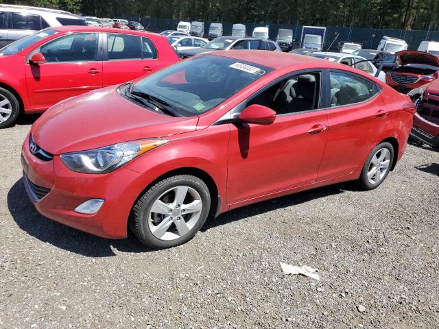 KMHDH4AE9DU947804 - 2013 HYUNDAI ELANTRA GLS RED photo 1