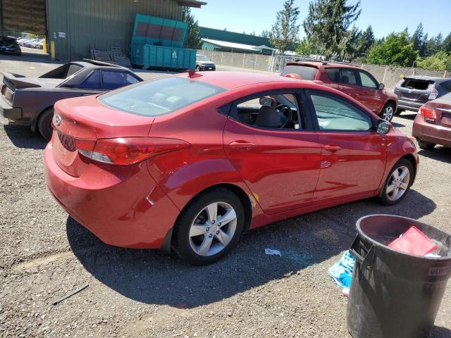 KMHDH4AE9DU947804 - 2013 HYUNDAI ELANTRA GLS RED photo 3