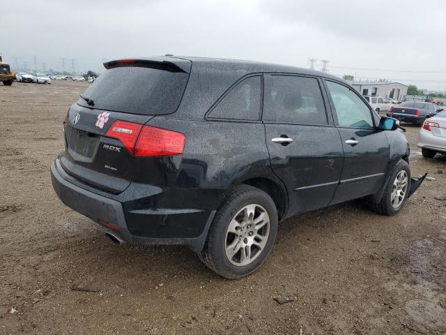 2HNYD28457H551647 - 2007 ACURA MDX TECHNOLOGY BLACK photo 3