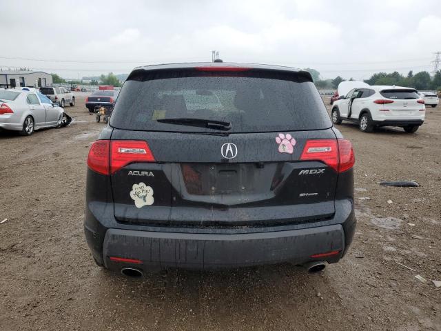 2HNYD28457H551647 - 2007 ACURA MDX TECHNOLOGY BLACK photo 6