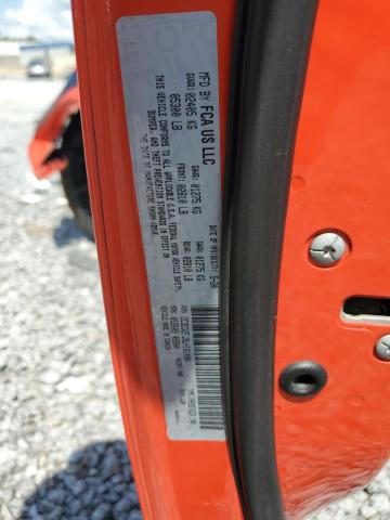 2C3CDZFJ9LH161490 - 2020 DODGE CHALLENGER R/T SCAT PACK ORANGE photo 12