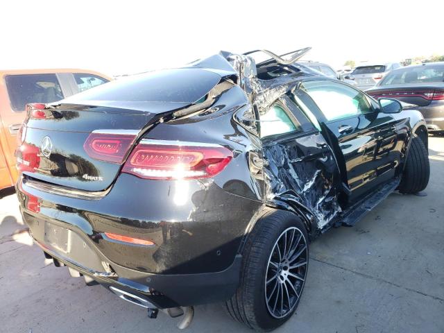 W1N0J8EB5NG033587 - 2022 MERCEDES-BENZ GLC COUPE 300 4MATIC BLACK photo 4