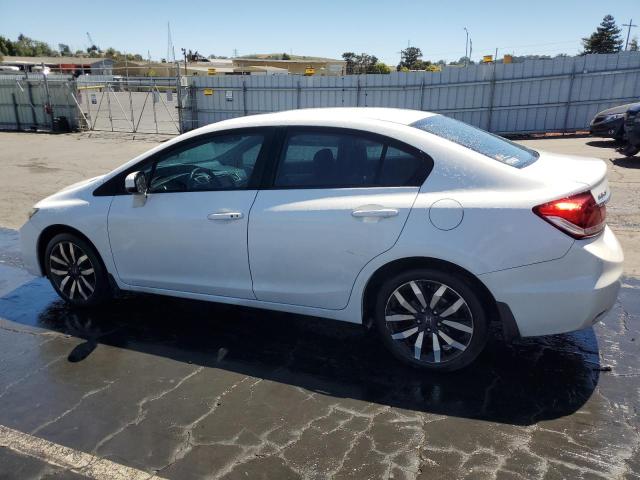 19XFB2F97EE205612 - 2014 HONDA CIVIC EXL WHITE photo 2