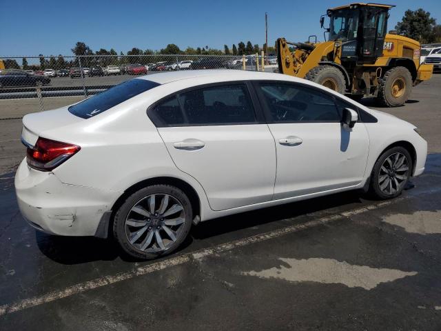 19XFB2F97EE205612 - 2014 HONDA CIVIC EXL WHITE photo 3