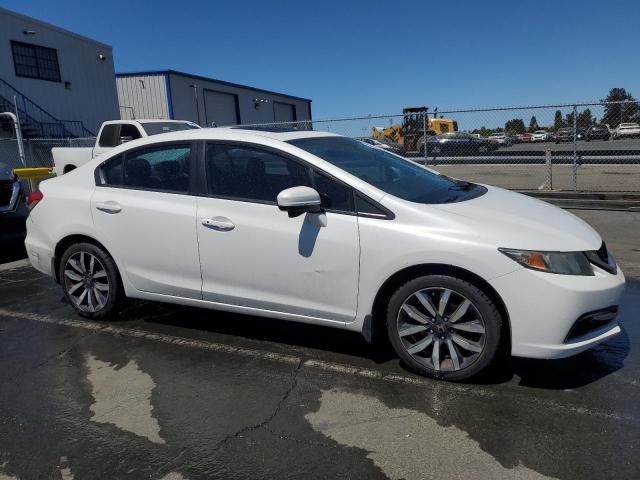 19XFB2F97EE205612 - 2014 HONDA CIVIC EXL WHITE photo 4