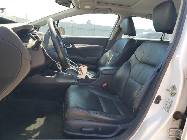 19XFB2F97EE205612 - 2014 HONDA CIVIC EXL WHITE photo 7