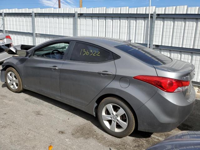 5NPDH4AE8DH302804 - 2013 HYUNDAI ELANTRA GLS GRAY photo 3