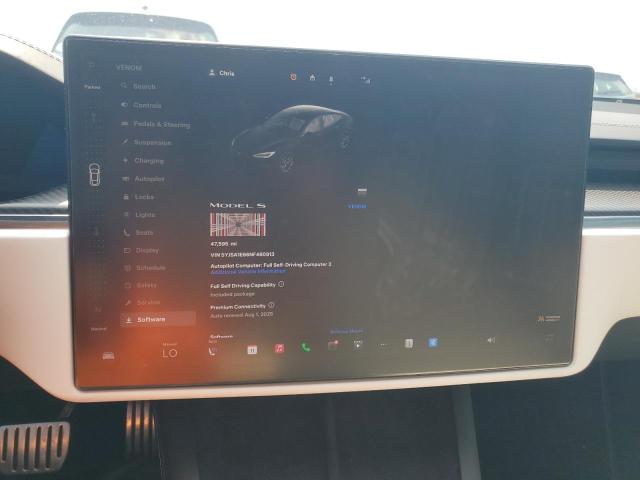 5YJSA1E66NF460913 - 2022 TESLA MODEL S 黑色 照片 9