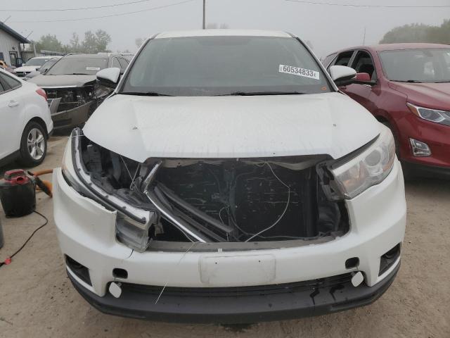 5TDZKRFH9GS127324 - 2016 TOYOTA HIGHLANDER LE WHITE photo 5