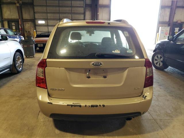 KNAFG525177051484 - 2007 KIA RONDO BASE CREAM photo 6