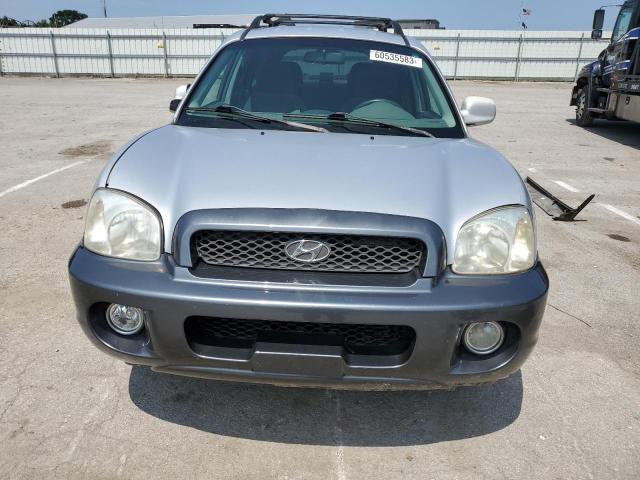 KM8SC83D21U078542 - 2001 HYUNDAI SANTA FE GLS SILVER photo 5