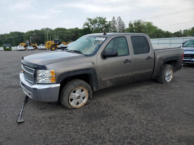 1GCPKSE73CF142712 - 2012 CHEVROLET SILVRDO K1500 LT GRAY photo 1