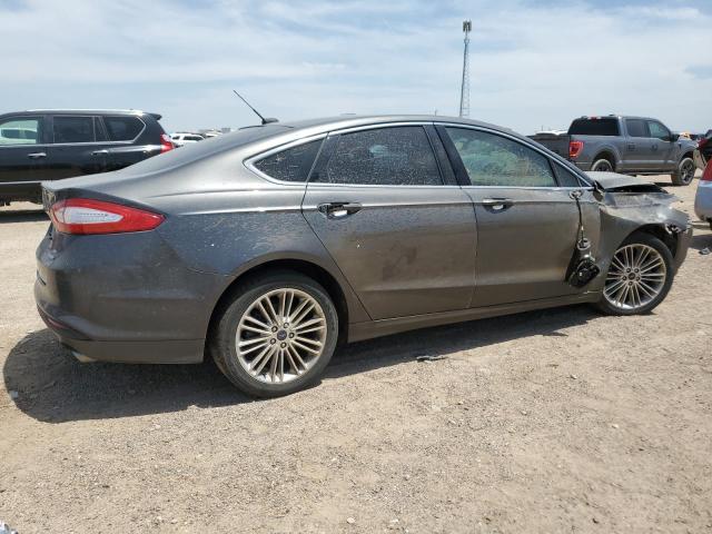 3FA6P0HD1FR304983 - 2015 FORD FUSION SE GRAY photo 3