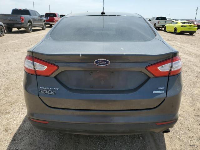 3FA6P0HD1FR304983 - 2015 FORD FUSION SE GRAY photo 6