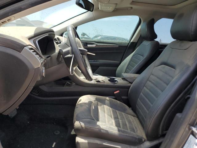 3FA6P0HD1FR304983 - 2015 FORD FUSION SE GRAY photo 7