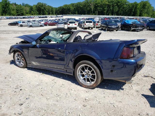 1FAFP45X62F170078 - 2002 FORD MUSTANG GT BLUE photo 2