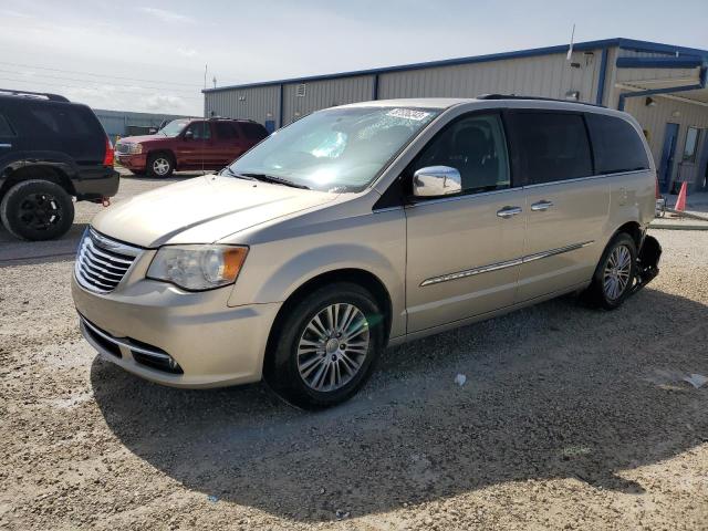 2C4RC1CG3DR615912 - 2013 CHRYSLER TOWN & COU TOURING L GOLD photo 1