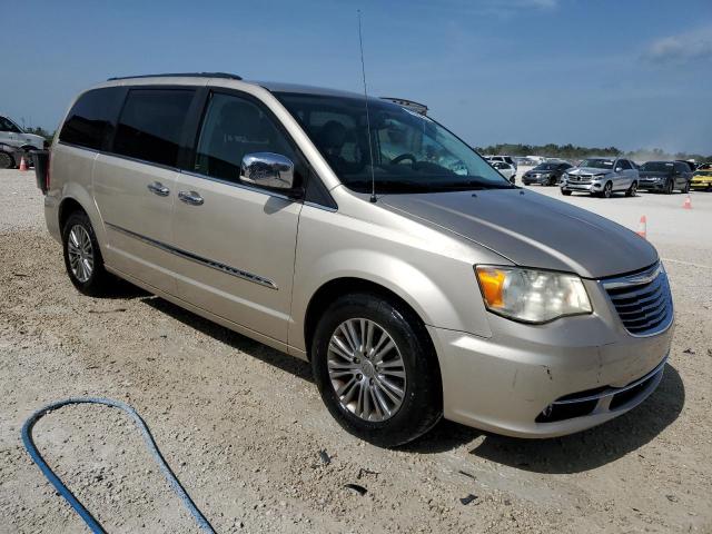 2C4RC1CG3DR615912 - 2013 CHRYSLER TOWN & COU TOURING L GOLD photo 4