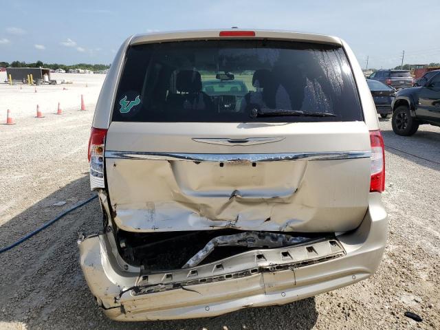 2C4RC1CG3DR615912 - 2013 CHRYSLER TOWN & COU TOURING L GOLD photo 6