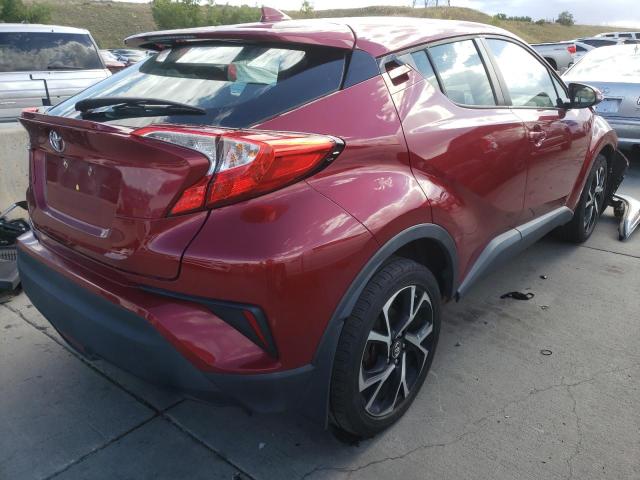 NMTKHMBX3JR037477 - 2018 TOYOTA C-HR XLE RED photo 4