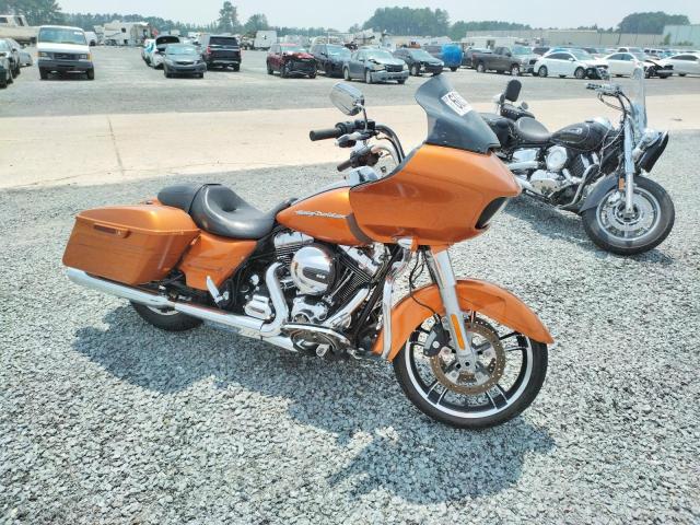 1HD1KTM37FB677045 - 2015 HARLEY-DAVIDSON FLTRXS ROAD GLIDE SPECIAL ORANGE photo 4