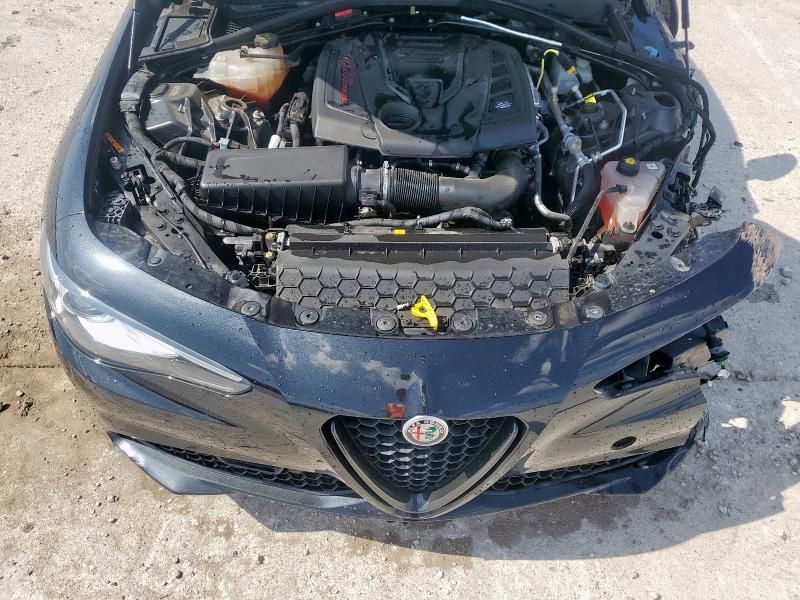 ZARFAMBN6M7644810 - 2021 ALFA ROMEO GIULIA TI Սև լուսանկար 11