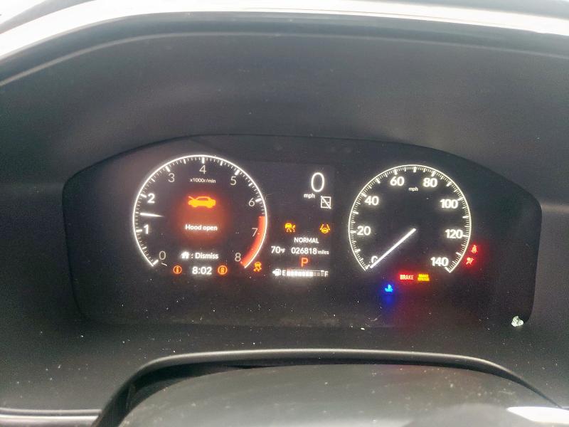 2HKRS3H4XRH326771 - 2024 HONDA CR-V EX SILVER photo 9