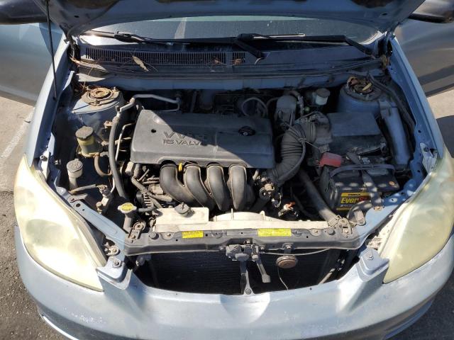 2T1KR32E33C041659 - 2003 TOYOTA COROLLA MA XR BLUE photo 11