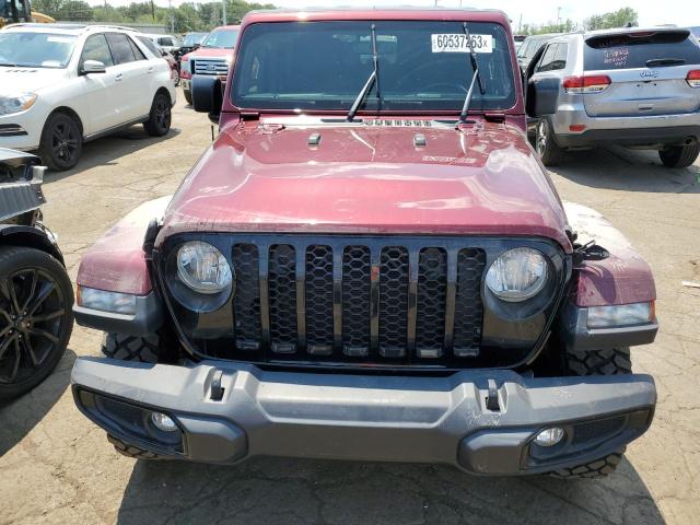 1C6HJTAG0ML549657 - 2021 JEEP GLADIATOR SPORT MAROON photo 5