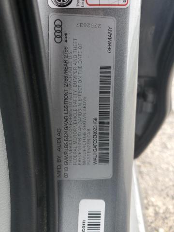 WAUHGAFC9EN023158 - 2014 AUDI A6 PRESTIGE Gümüş foto 12