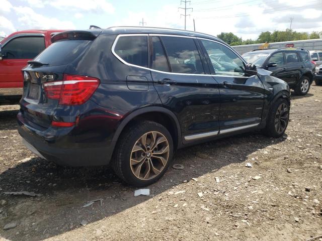 5UXWX9C55F0D55578 - 2015 BMW X3 XDRIVE28I BLACK photo 3