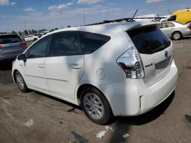 JTDZN3EU5C3080291 - 2012 TOYOTA PRIUS V WHITE photo 2