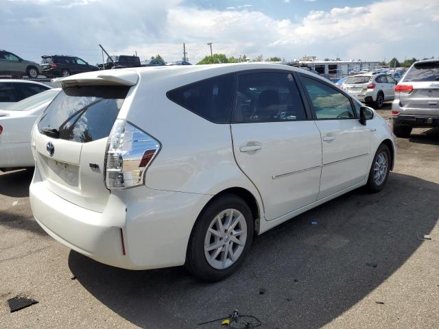 JTDZN3EU5C3080291 - 2012 TOYOTA PRIUS V WHITE photo 3