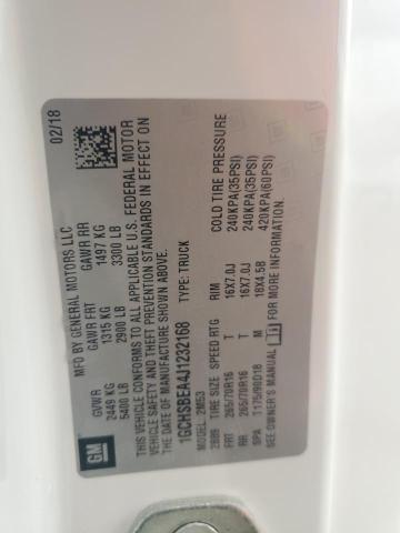 1GCHSBEA4J1232168 - 2018 CHEVROLET COLORADO Ақ фото 13