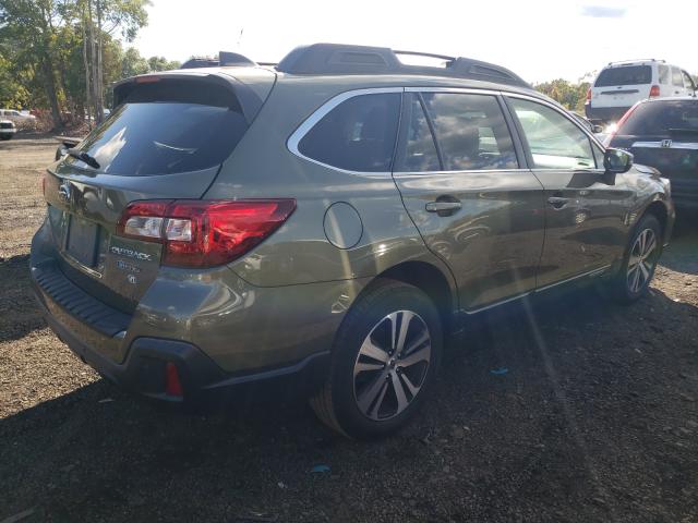 4S4BSANC7J3347946 - 2018 SUBARU OUTBACK 2.5I LIMITED GREEN photo 4