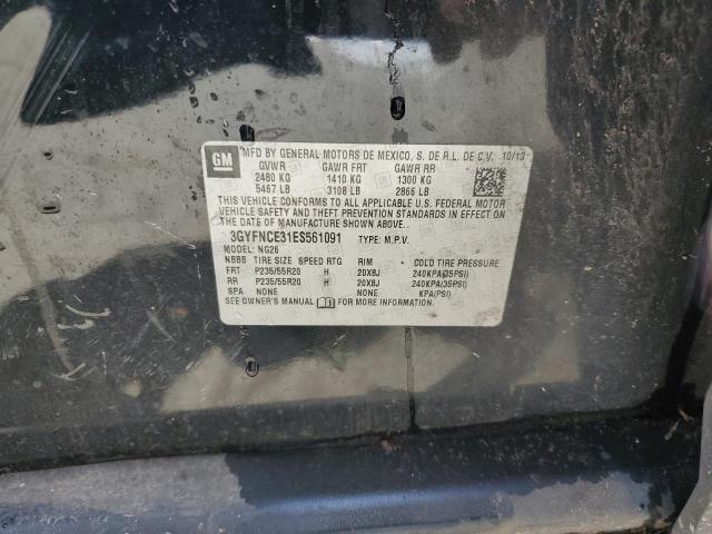 3GYFNCE31ES561091 - 2014 CADILLAC SRX PERFORMANCE COLLECTION BLACK photo 12