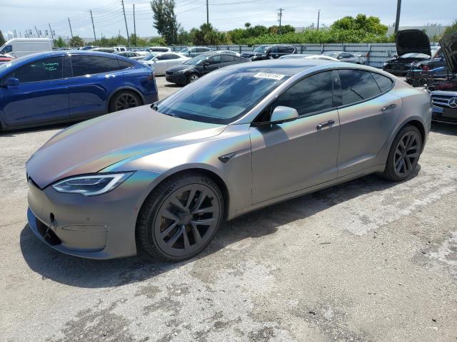 5YJSA1E51NF470546 - 2022 TESLA MODEL S წითელი ფოტო 1