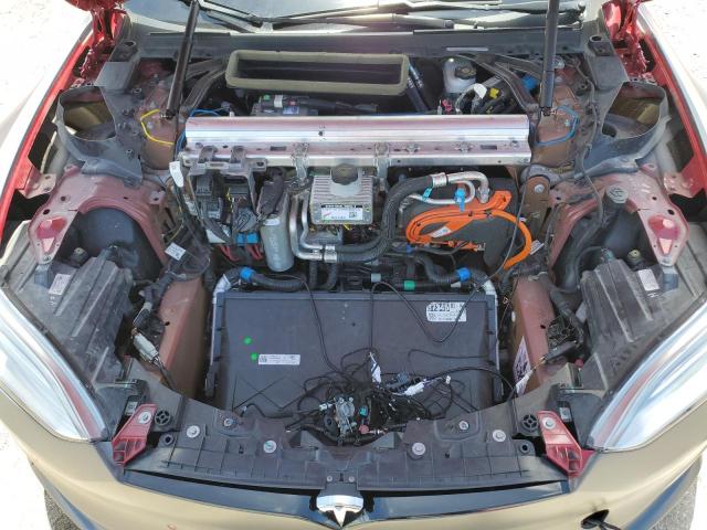 5YJSA1E51NF470546 - 2022 TESLA MODEL S წითელი ფოტო 11