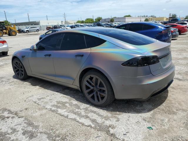 5YJSA1E51NF470546 - 2022 TESLA MODEL S წითელი ფოტო 2