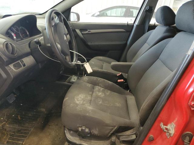 KL1TD56638B043300 - 2008 CHEVROLET AVEO BASE Qırmızı foto 7