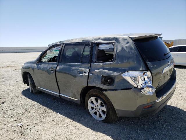 5TDZA3EH2DS039521 - 2013 TOYOTA HIGHLANDER BASE GRAY photo 2