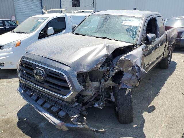 5TFRX5GNXJX116493 - 2018 TOYOTA TACOMA ACCESS CAB ნაცრისფერი ფოტო 1